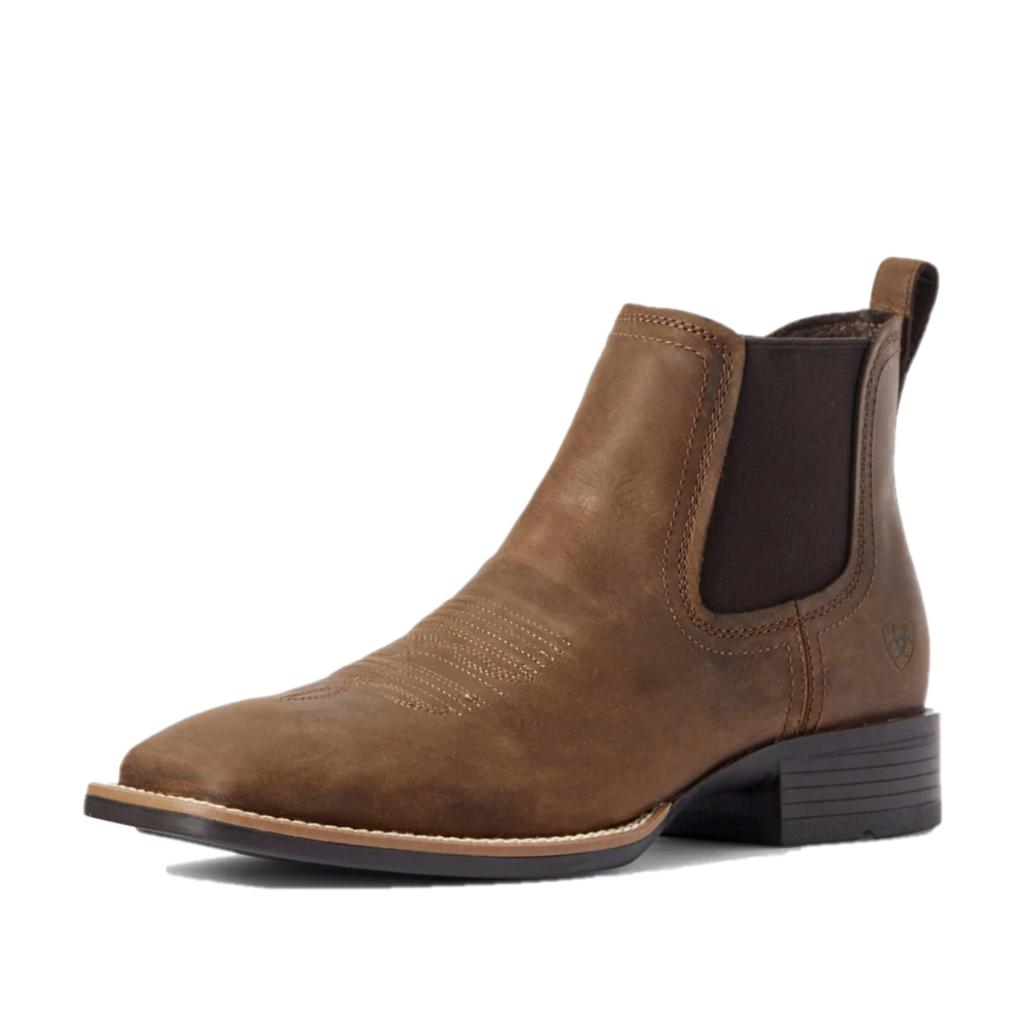 Ariat® Men's Booker Ultra Distressed Tan Square Toe Boots 10031452 - Image 5