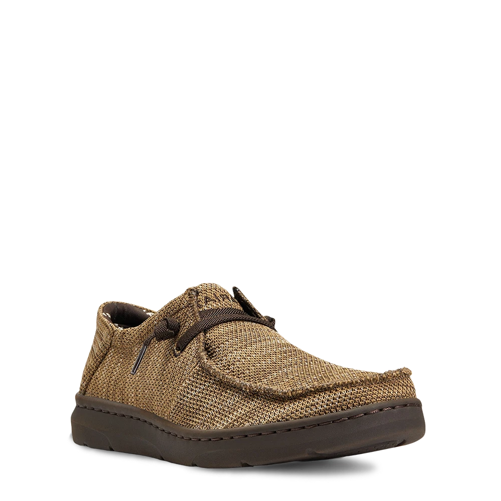 Ariat Men's Hilo Stretch Lace Heather Tan Sip On Shoes 10040444