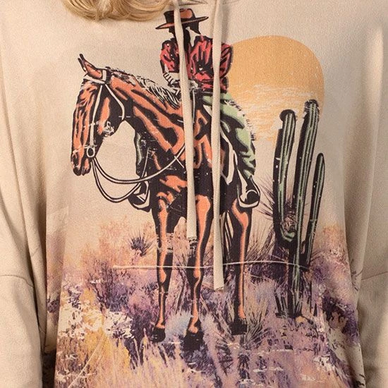Lone Cowboy Hoodie - Image 3