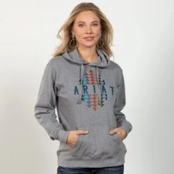 Ariat REAL Beartooth Grey Hoodie