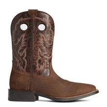 Ariat Men's Sport Buckout Rough Ginger Rusted Iron Boots 10038502 - Image 3