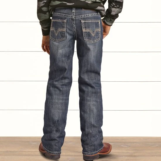 Rock & Roll Denim Boys' Hunter Bootcut Jeans