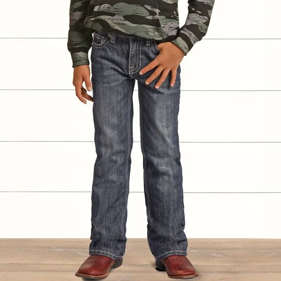 Rock & Roll Denim Boys' Hunter Bootcut Jeans - Image 2