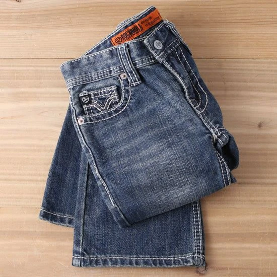 Rock & Roll Denim Boys' Medium Wash Bootcut Jeans - Image 3