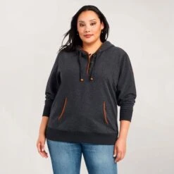 Ariat REAL Elevated Charcoal Plus Hoodie