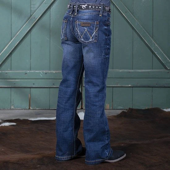 Wrangler Girls' Retro Bootcut 09MWGMS Jeans