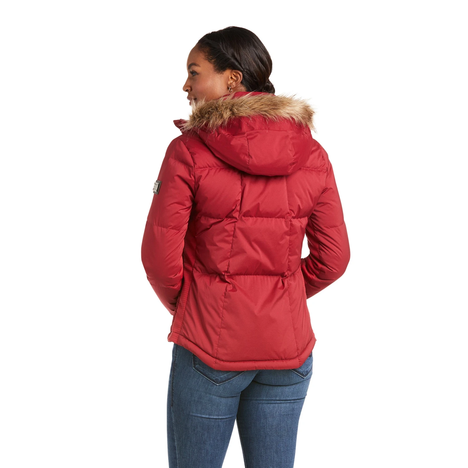 Ariat® Ladies Altitude Down Red Rhubard Jacket 10037471 - Image 2