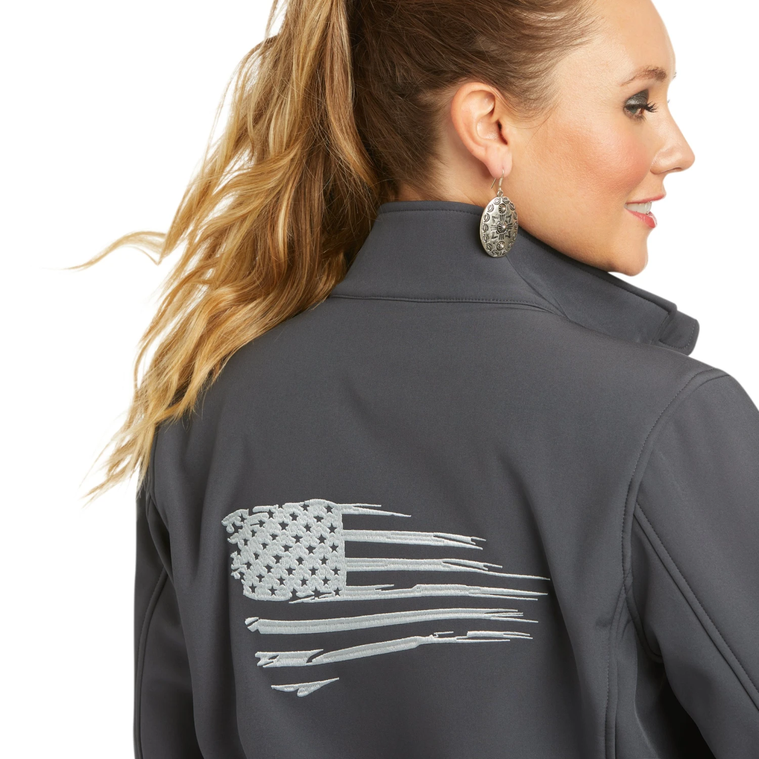 Ariat Ladies Team Patriot Concealed Carry India Ink Jacket 10037438 - Image 7