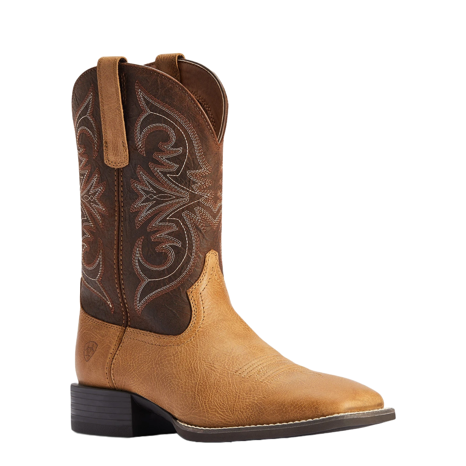 Ariat® Men's Sport Pardner Matte Tan & Brown Square Toe Boots 10042392
