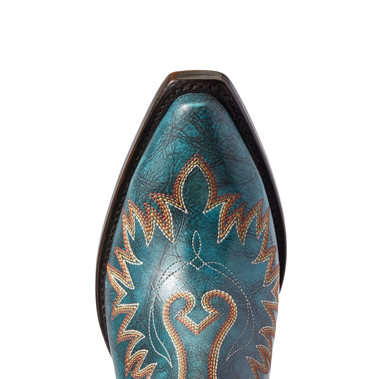 Ariat Ladies Pendleton Dixon Aged Turquoise Snip Toe Booties 10038474 - Image 2