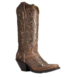 Ariat® Ladies Crackled Taupe & Gunmetal Divine Boots 10034110
