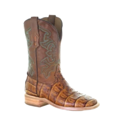 Corral Boots Corral Men's Antique Saddle Caiman Leather Boots A4055