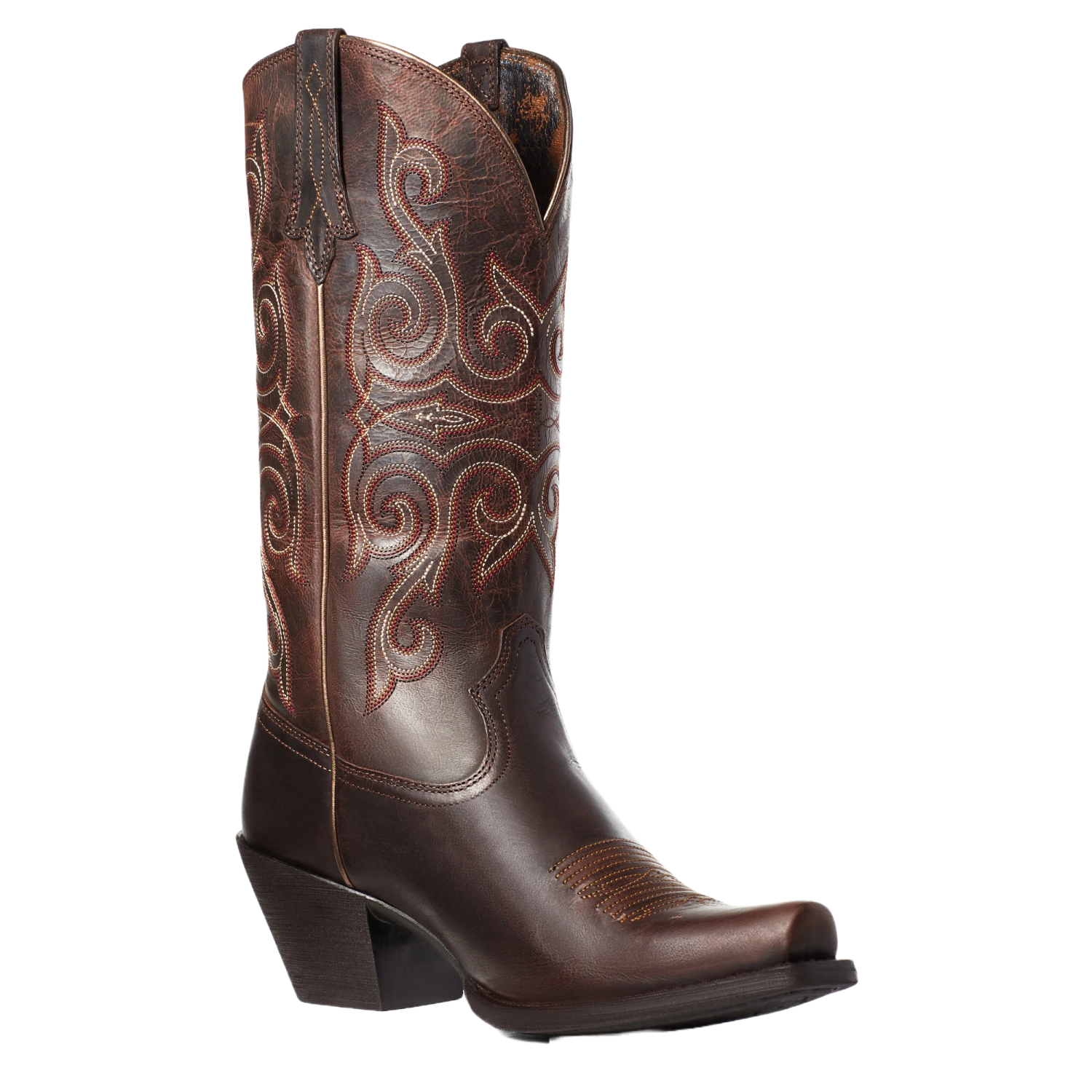 Ariat Ladies Round Up Lakota Rough Tan Snip Toe Boots 10035785