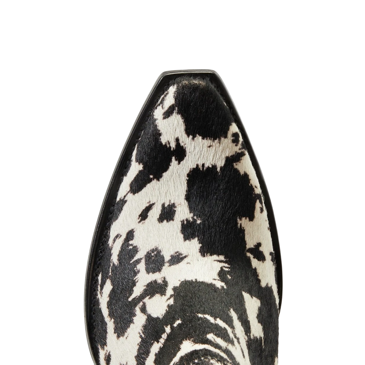 Ariat® Ladies Dixon Haircalf Black & White Snip Toe Booties 10041025 - Image 2