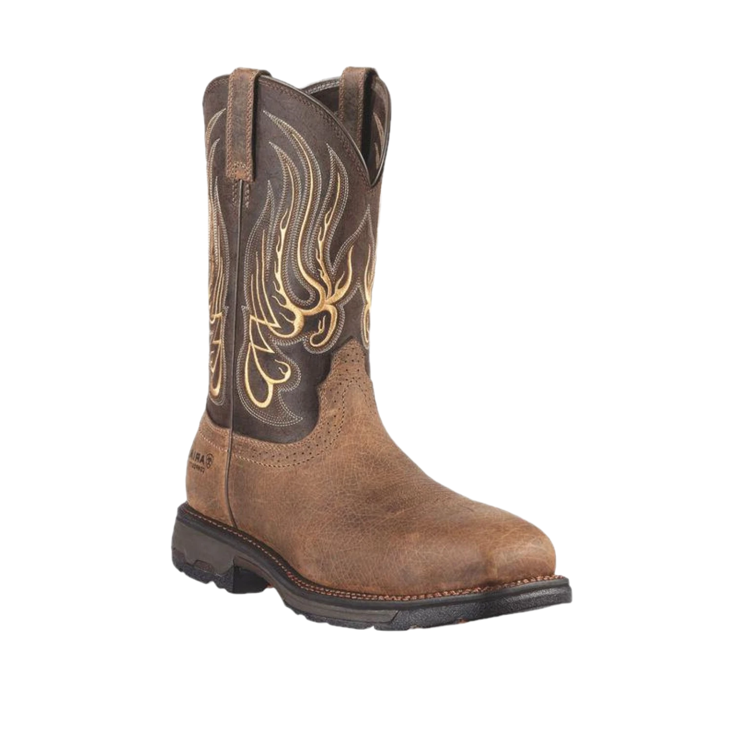 Ariat® Men's Workhog® Mesteño Earth Brown Composite Toe Boots 10010892