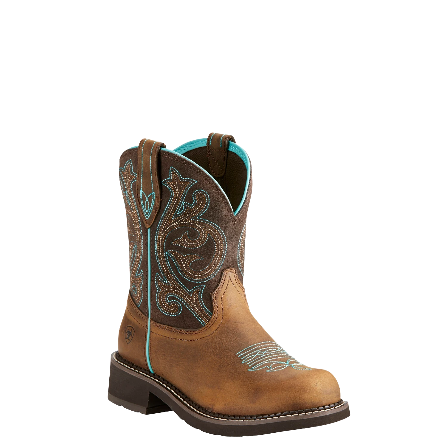 Ariat® Ladies Fatbaby Heritage Distressed Brown & Fudge Boots 10021462