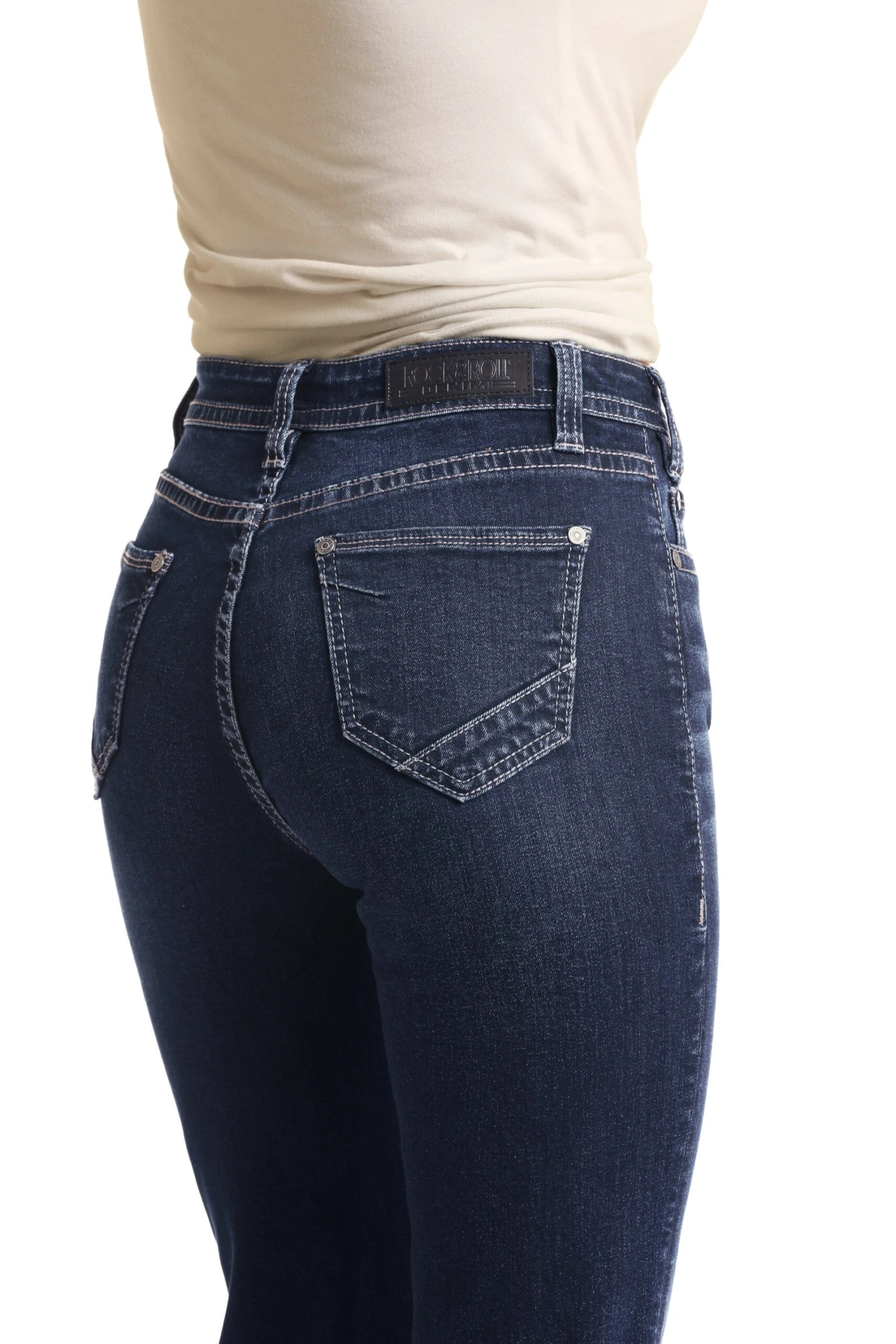 Rock & Roll Denim High Rise Trouser Extra Stretch Jeans W8H4165 - Image 4