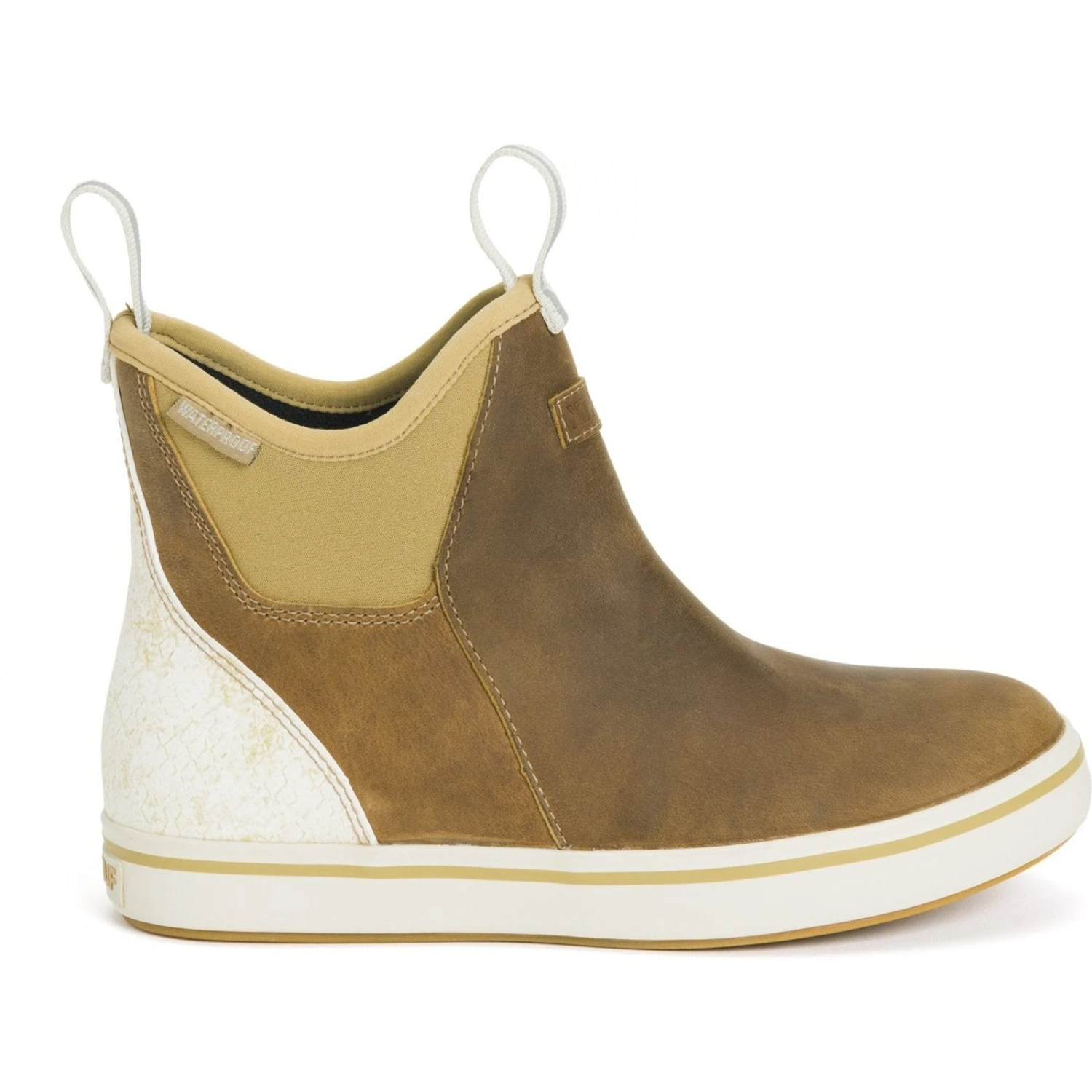 XTRATUF Ladies 6" Tan Leather Ankle Deck Waterproof Boots XWAL-901 - Image 4